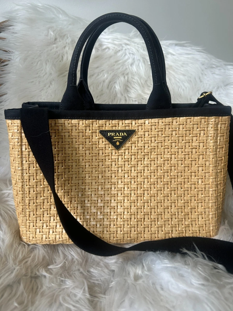 PRADA Canapa Tote Brown Bags & Handbags for Women for sale | eBay