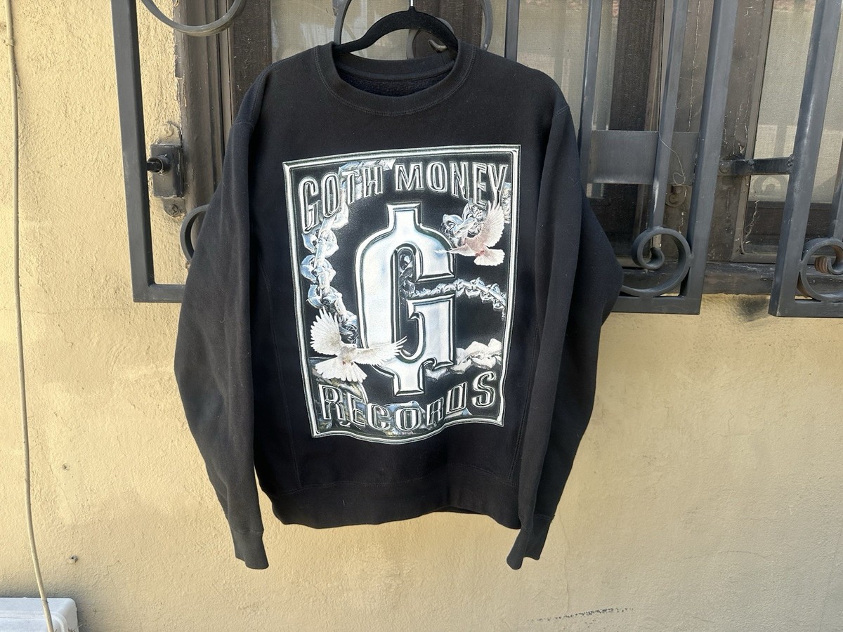 Goth Money Records/Black Kray When Doves Kry Tour Crewneck Black 