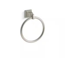 NIB Kohler Kallan Brushed Nickel Towel Ring 1003-446-149