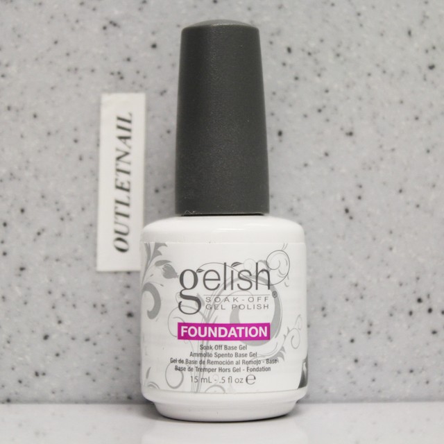 Gelish Harmony Soak Off Foundation Base Coat For Gel Nail Polish 5 Gelish Harmony Soak Off Foundation Base Coat For Gel Nail Polish 5