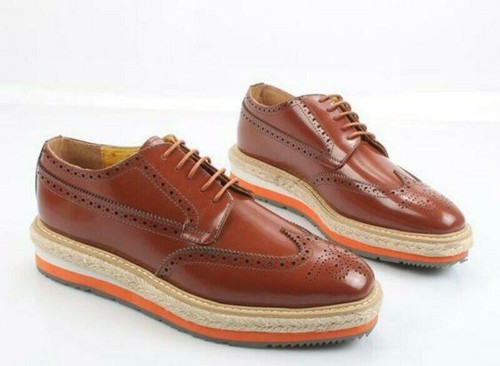mens platform brogues