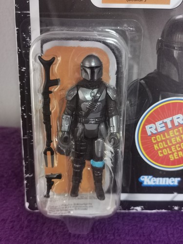 FIGURA THE MANDALORIAN Beskar STAR WARS NUEVO Hasbro Kenner Vintage - Imagen 3 de 3