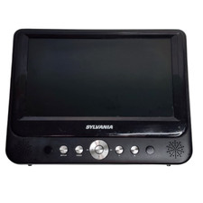 SYLVANIA SDVD9957 9" DVD Player Tested and Working w Car Power Adapter