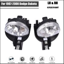 Leftright Side Bumper Fog Light Driving Lamp Halogen For Dodge Dakota 1997-2000 Leftright Side Bumper Fog Light Driving Lamp Halogen For Dodge Dakota 1997-2000