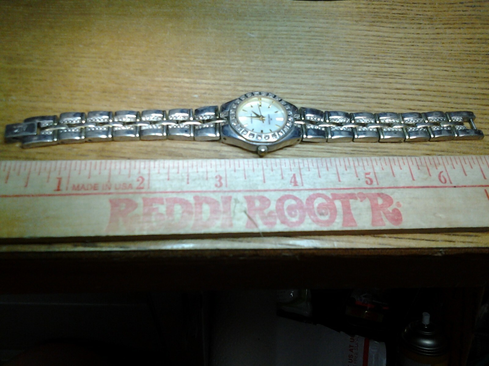 ANNE KLEIN Womens  MOP Silver Watch 10/7977