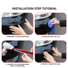 Car Door Edge Gap Guard Scratch Protector Corner Bumper Strip Anti-collision 2X