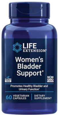 WOMEN'S  BLADDER SUPPORT  BLADDER URINARY HEALTH 60 Vege Capsule LIFE EXTENSION