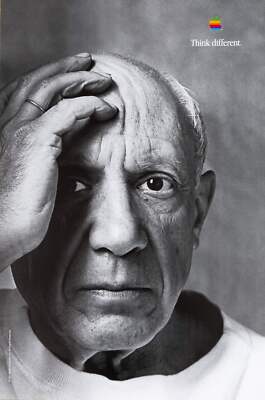 APPLE Think Different: Pablo Picasso - Plakat Original