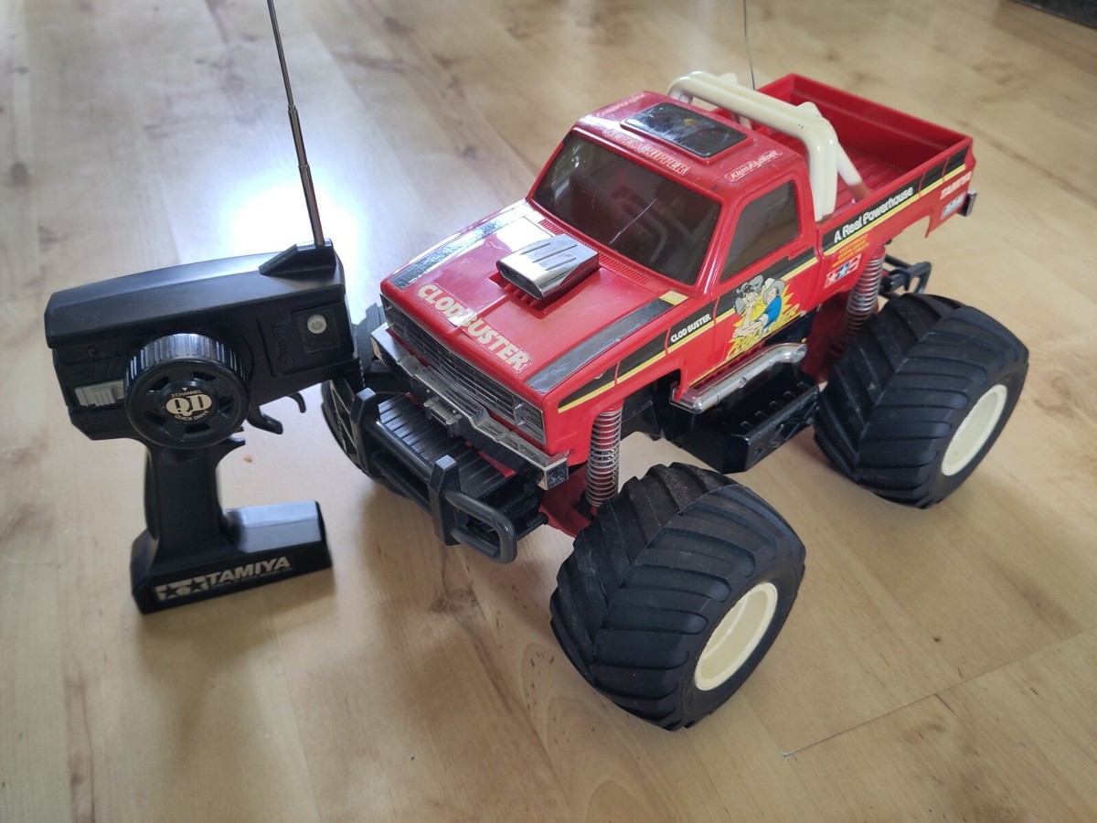 Tamiya Clod Buster 1/14 scale quick drive RC model (1991) - used