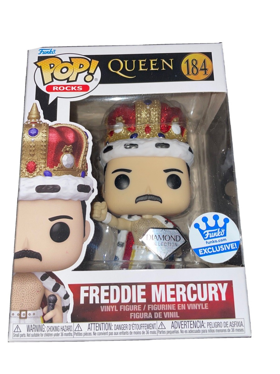 【レア】Funko POP フレディ・マーキュリー QUEEN DIAMOND 👑🔥🎤Funko Pop! Rocks Queen #184 Freddie Mercury (Diamond