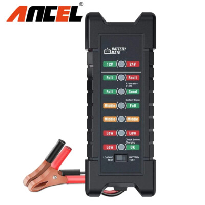  12V 24V Automotive Battery Load Tester Alternator Charging Test Analyzer Tool