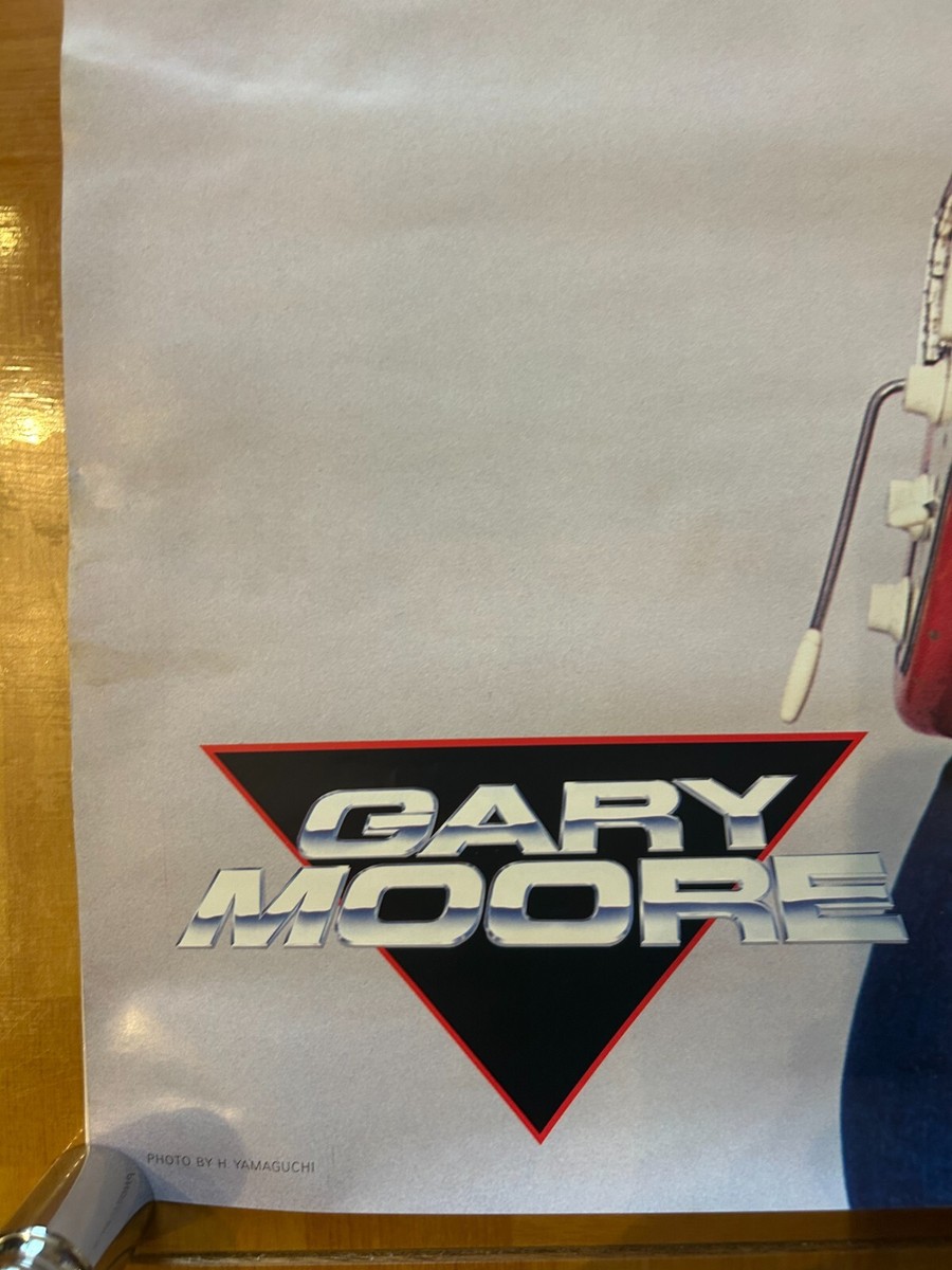 Gary Moore / Corridors of Power 1982 Japan Original Promo Poster