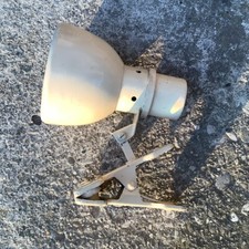 Faretto Lampada Vintage Con Pinza In Metallo