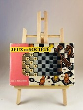 Ancien Jeu De Dames De Voyage Vintage Made In France Complet