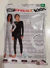 32 DEGREES HEAT Kids XL 16-18 2-Piece Snowflake/Mountain Thermal Base Layer Set