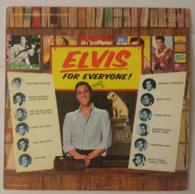 Elvis For Everyone! AYL1-4232 Vinyl LP Record Album