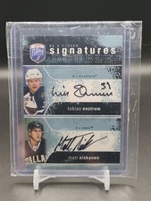 2007-08 Be A Player Signatures Double Enstrom & Niskanen Atlanta & Dallas