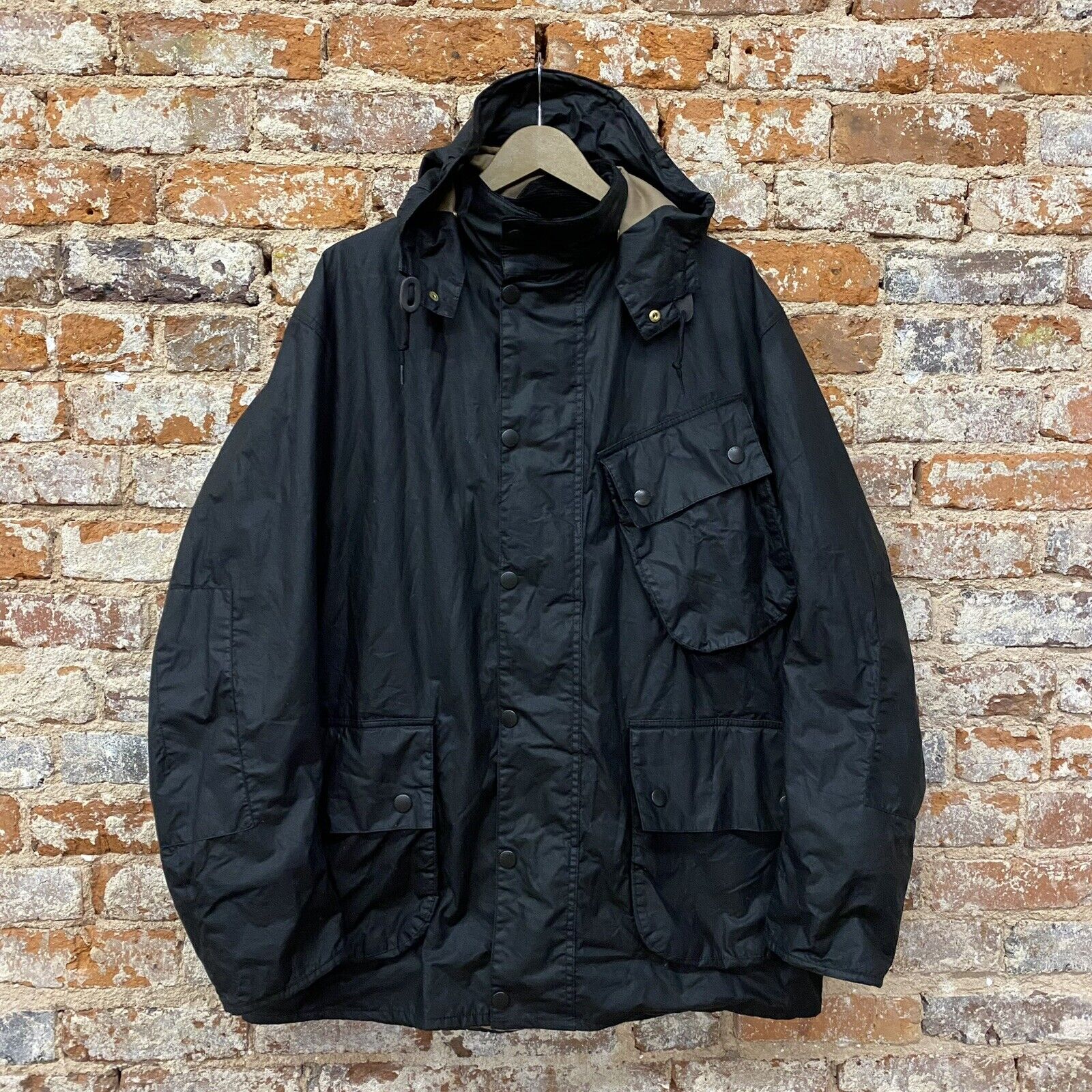 Margaret Howell x Barbour A7 Wax Jacket Sz Large- Black