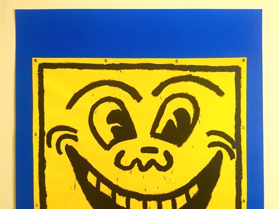 KEITH HARING ESTATE RARE 1993 LITHOGRAPH PRINT COLLECTOR POSTER