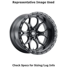 Weld Racing W10889084451 Ledge 6 18"x9" Wheel, 6x5.5 Bolt Pattern - Satin Black