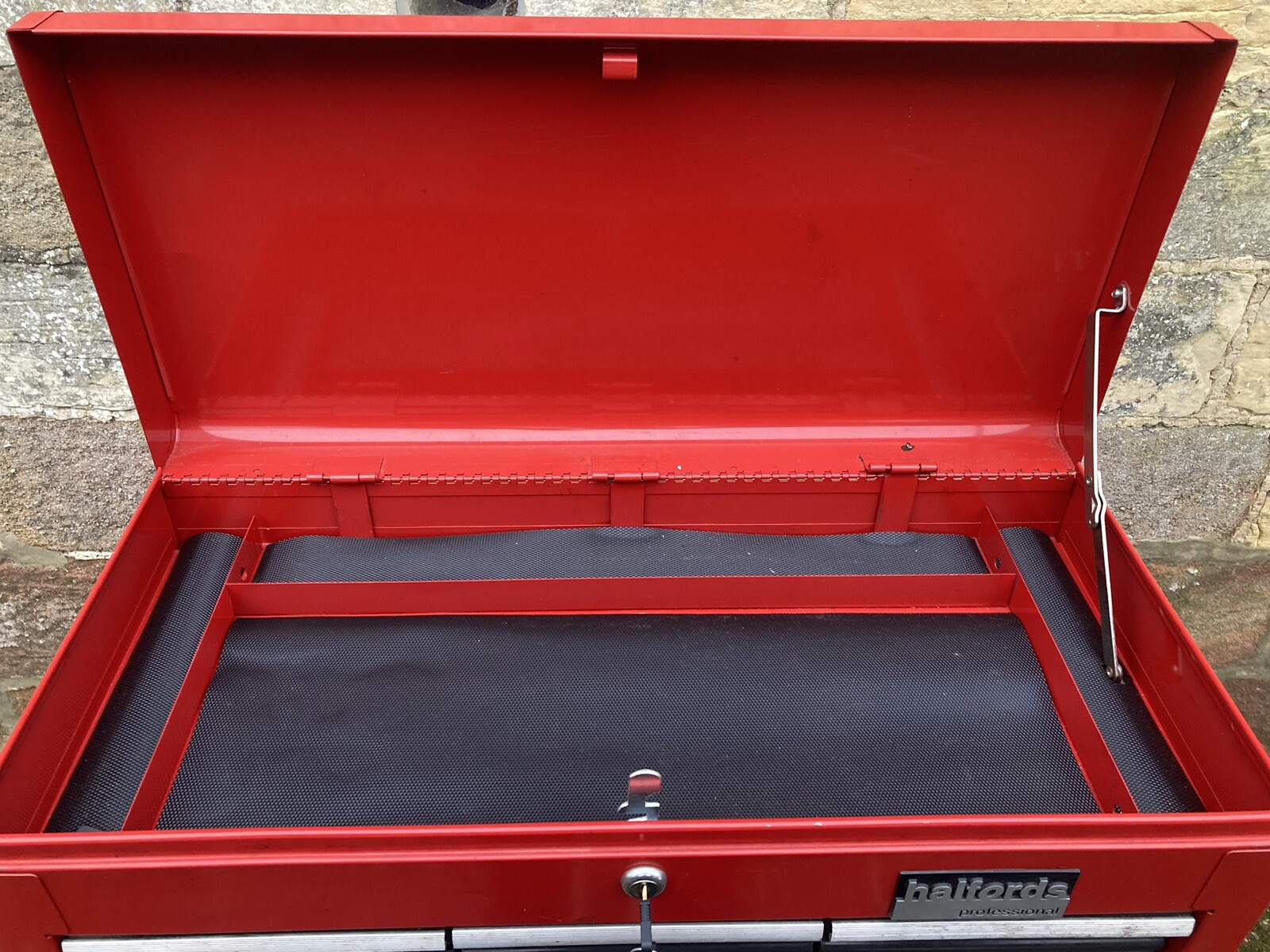 HALFORDS PROFESSIONAL 13 Drawer Tool Chest Top Bottom Box Mechanics