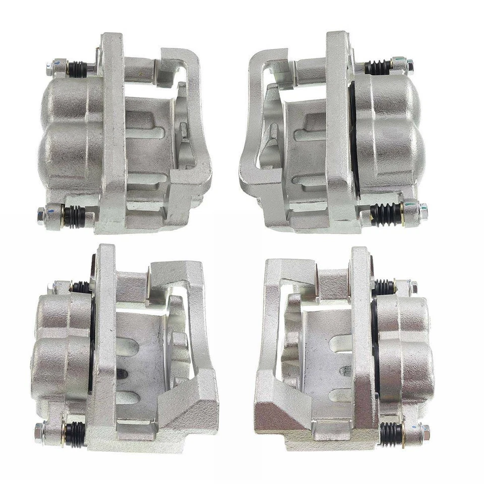 4x Pinzas de freno con soporte para Ford F-250 F-350 Super Duty 2008-12 delanteras y traseras Foto 4 de 4