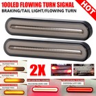 <!--F#f_0-->2X Halo Neon 100LED Flowing Turn Signal Tail Light Rear Stop Brake Lamp Trailer<!--F/-->