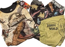 Jurassic World Boys 8 Short Sleeve Fleece 3pc. Pajama Set NWT