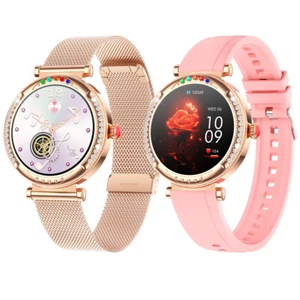 Femmes Bluetooth Smart Watch Sport Bracelet Fitness Tracker Bluetooth Call Watch