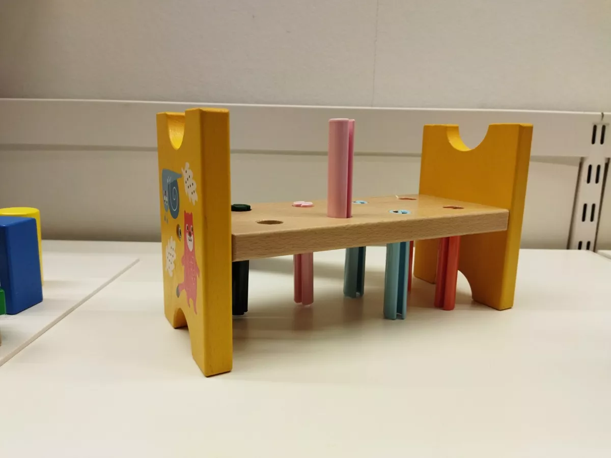 UPPSTÅ Toy hammering block, multicolor - IKEA