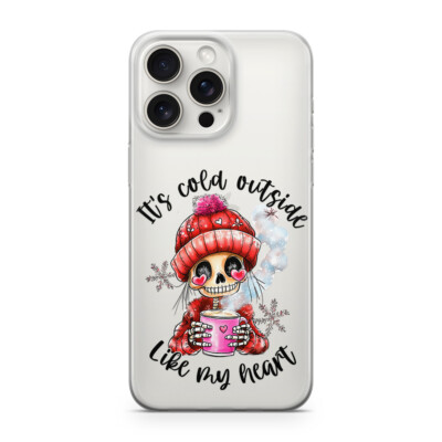 Sunny-Case Handyhülle für Samsung A34 Ist cold outside Heart Nr.792 rote Herze