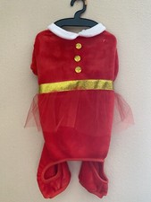 Pet Apparel Christmas Dog Silverpooch Pajamas Pjs Clothes Size Medium New