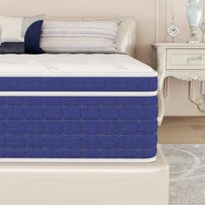 12 /14 Inch Gel Memory Foam Hybrid Mattress Innerspring In A Box Medium Firm