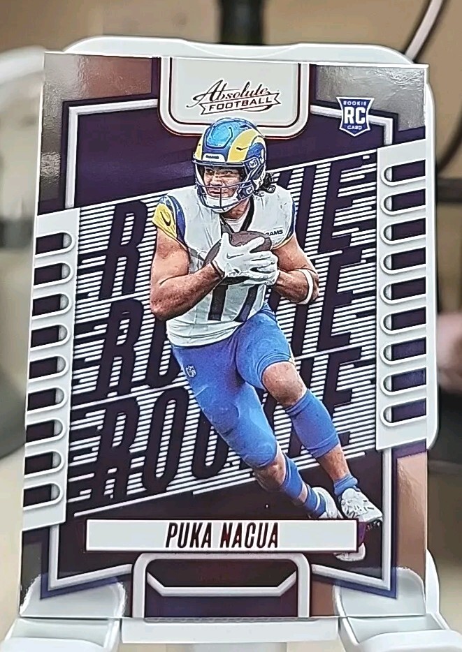 2023 Panini Absolute Red Puka Nacua Los Angeles Rams #189