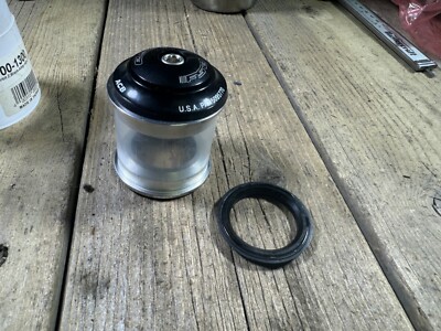 FSA Black Headset Orbit Z 44mm 1-1/8'' 28.6mm tube MTB bike W/ top cap NEW