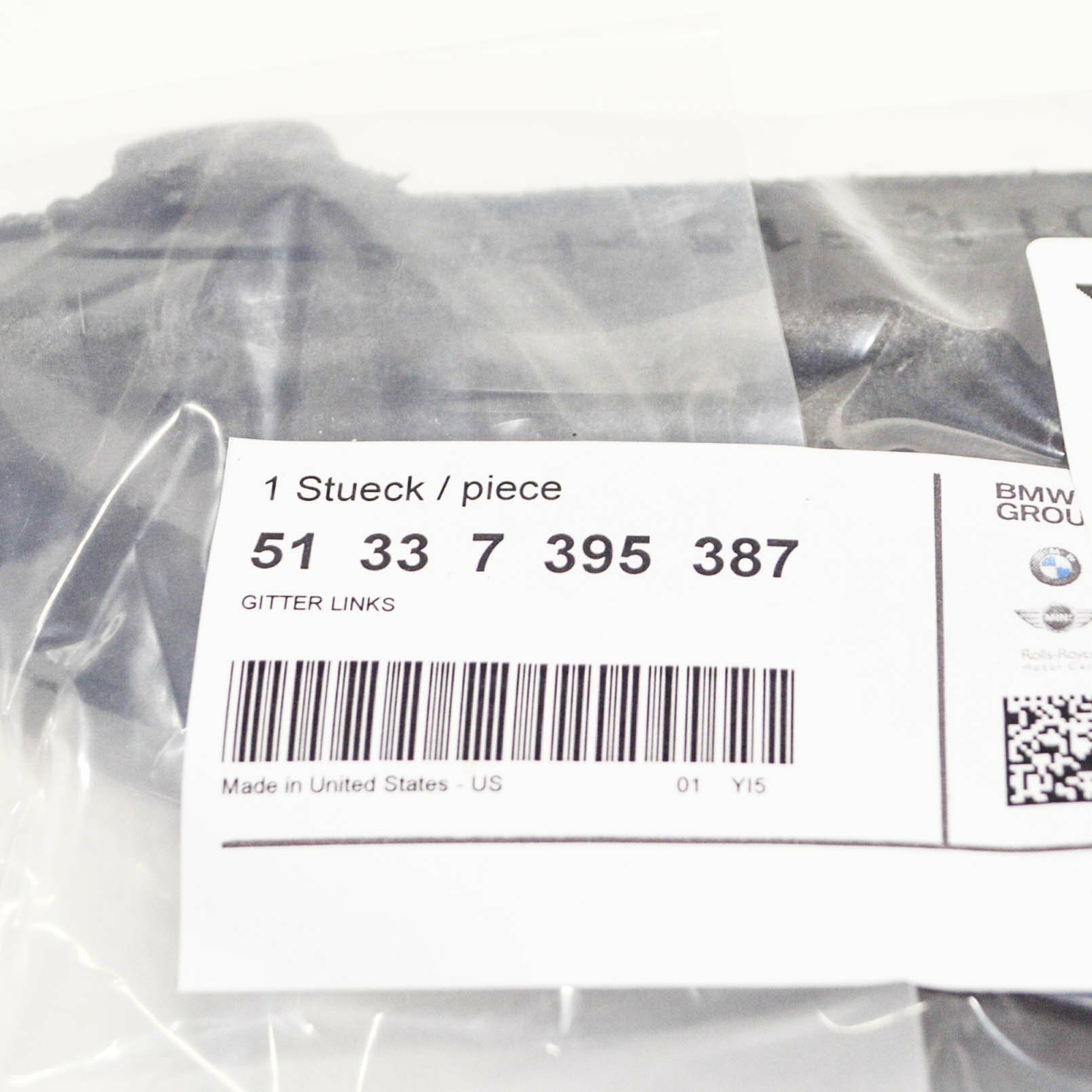 OEM BMW X5 F15 FRONT LEFT DOOR TWEETER COVER 51337395387 GENUINE  