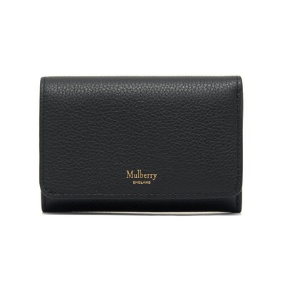 Mulberry RL6824 205 A100 Continental Grain Trifold Wallet 