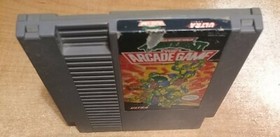 TEENAGE MUTANT NINJA TURTLES II 2 TMNT ARCADE NES Nintendo Original Game TESTED!