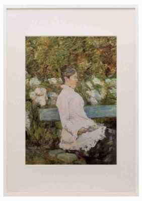 Toulouse Lautrec Madame La Comtesse A De Toulouse Loutrec A3 A4 Framed Print Pi