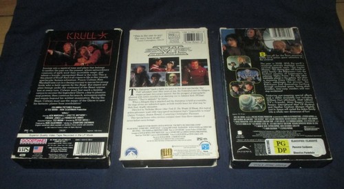 Sci-Fi 3-Movie Bundle - Star Trek IV, Lost in Space, & Krull (VHS, 1980-90s) - Picture 2 of 6