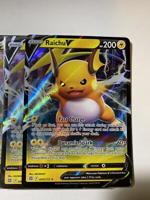 Pokmon TCG Raichu V Brilliant Stars 045/172 Holo Ultra Rare | eBay Pokmon TCG Raichu V Brilliant Stars 045/172 Holo Ultra Rare | eBay