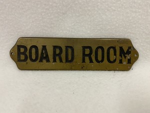 brass solid door plaque plate antique sign name