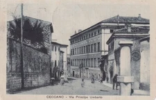 Frosinone - Ceccano - Via Principe Umberto - fp vg 1921