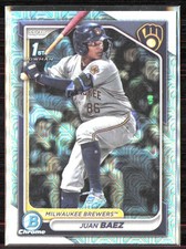 2024 Bowman Chrome #BCP-160 Juan Baez Prospects Mojo Refractors