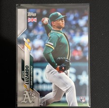 Topps 2020 UK Edition Jesus Luzardo Rookie #64 Oakland Athletics Baseball Card. rookie card picture