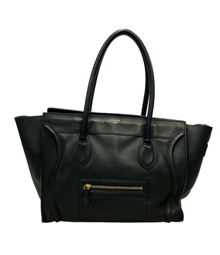 CELINE Luggage Tote Bag Black