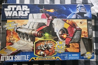 Star Wars Clone Wars Republic Attack Shuttle BOX ONLY