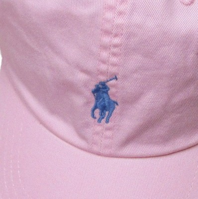 Polo Ralph Lauren Men's Pink Embroidered Logo Twill Baseball Hat