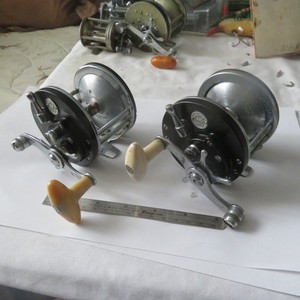 Moulinet De Pêche Vintage Ocean City Baitcaster N°112 - Fabriqué Aux USA