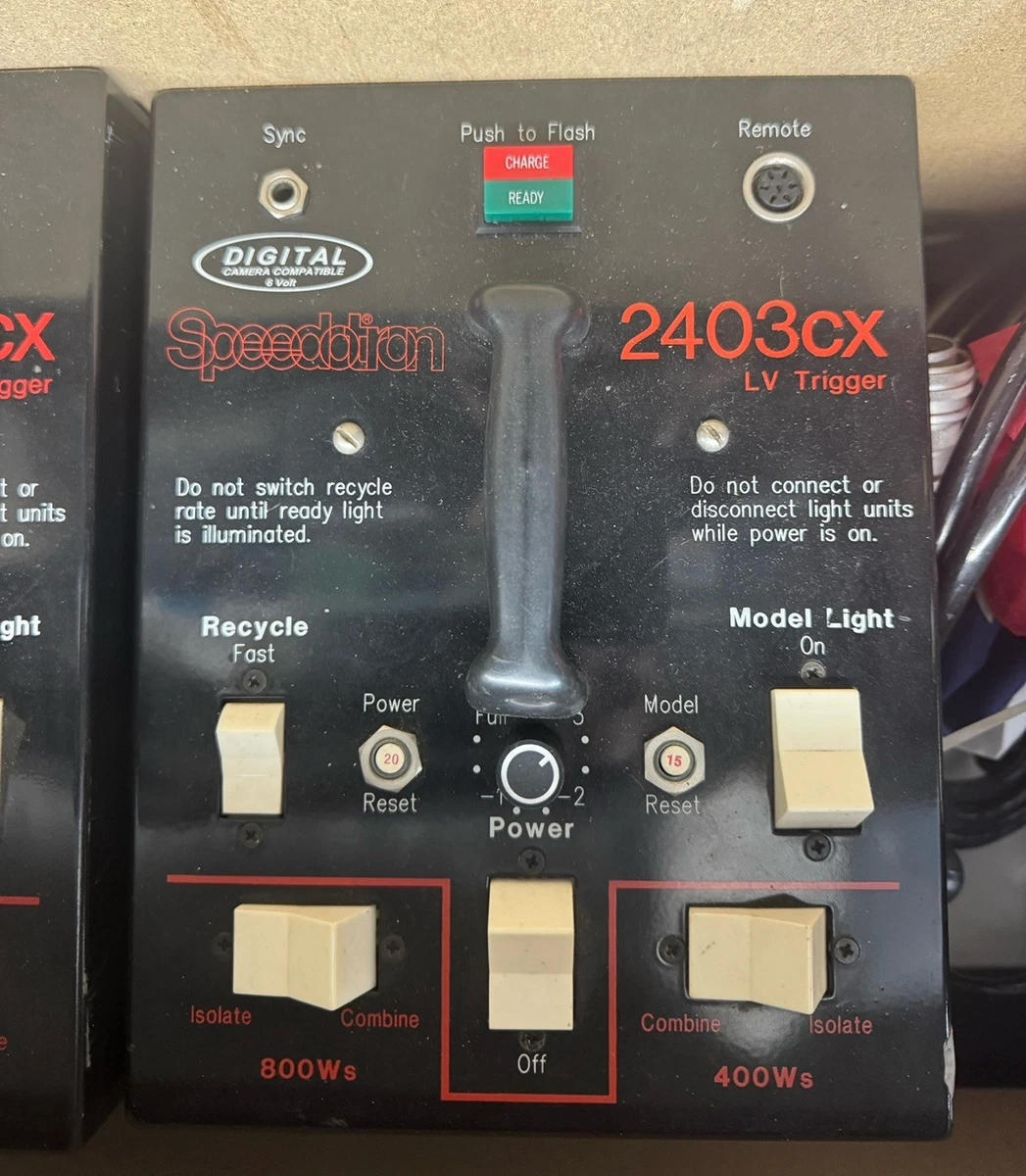 Speedotron Flash Power Supplies only | Updated Oct 2026